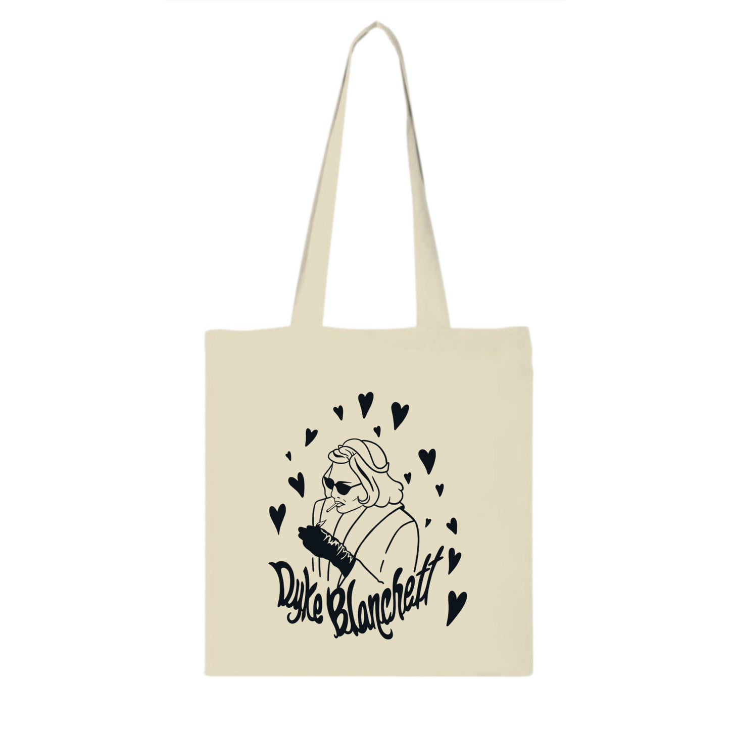 dykeblanchett tote bag